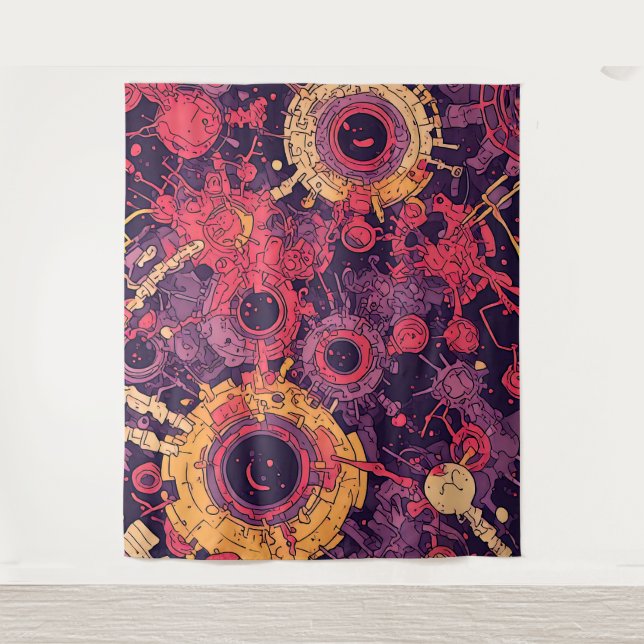 V-Pulse 6 Tapestry (Front)