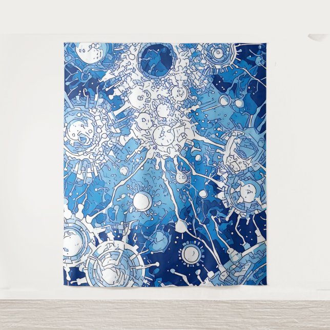 V-Pulse 8 Tapestry (Front)