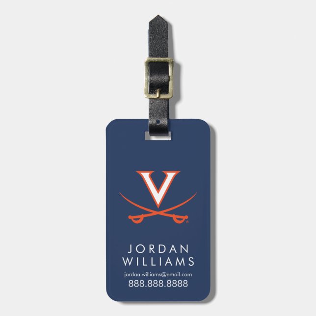 V Sabre Luggage Tag (Front Vertical)