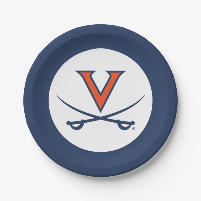 V Sabre Paper Plate (Front)