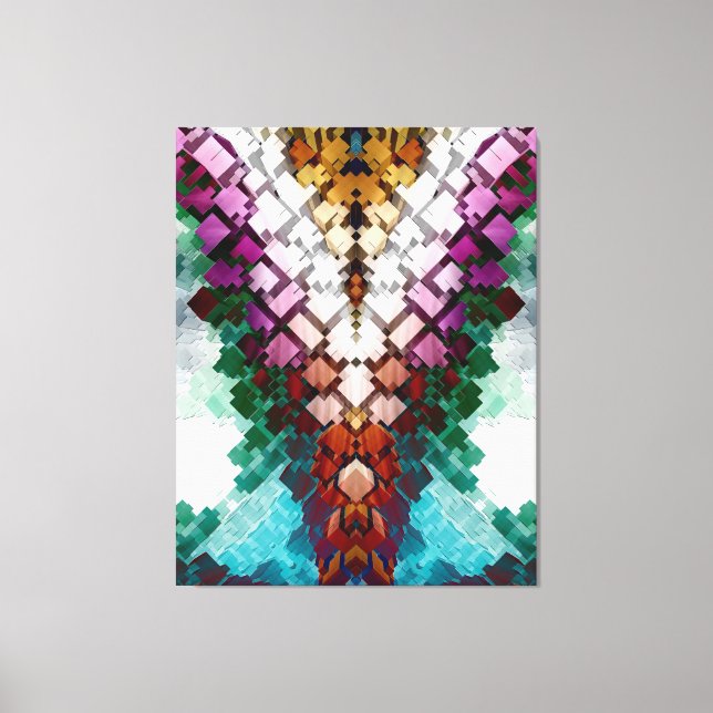 V-Stack Pyramid Canvas Print (Front)