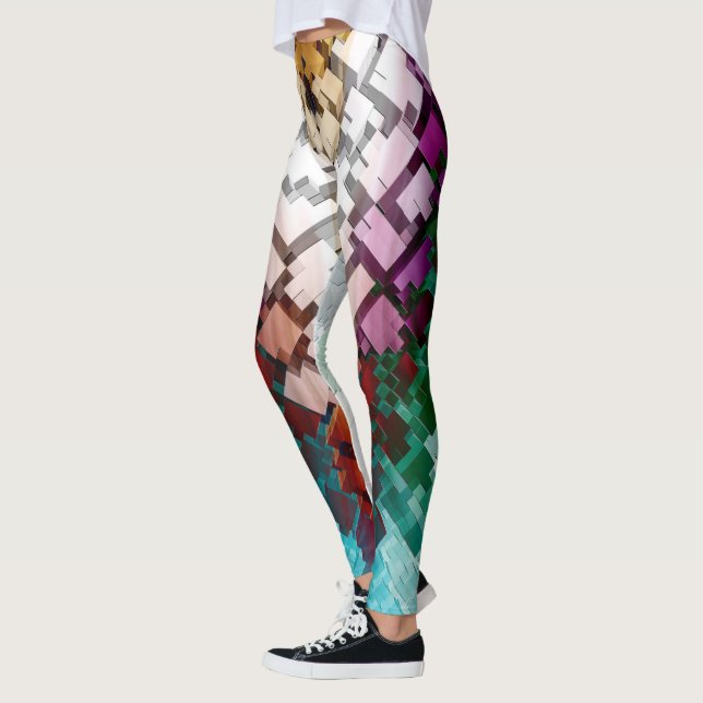 V-Stack Pyramid Leggings (Left)