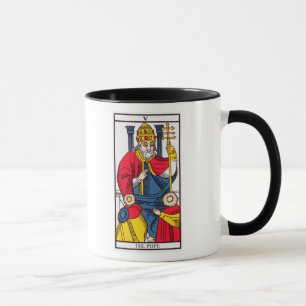 V The Pope, Tarot card Mug