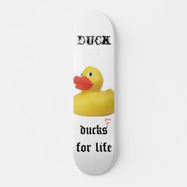 v vc, images, ducks for life, duck - Customized Skateboard (Front)