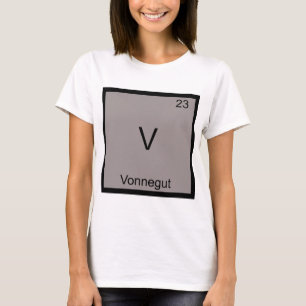 V - Vonnegut Funny Chemistry Element Symbol Tee