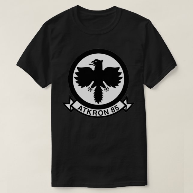 VA85 BLACK FALCONS T-Shirt (Design Front)