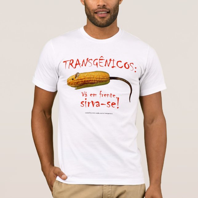 Vá em frente, sirva-se! T-Shirt (Front)