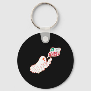 Va Fan Ghoul Funny Italian Ghost Halloween Italian Keychain