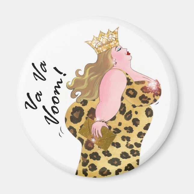 Va Va Voom ! Magnets amoureux des grandes filles (Devant)