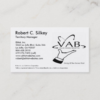VAB - Territory Manager Business Card