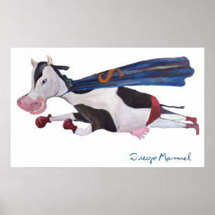 Vaca voladora poster