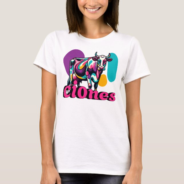 VACAciones (Vacation) Funny Cow Spanish Shirt (Front)