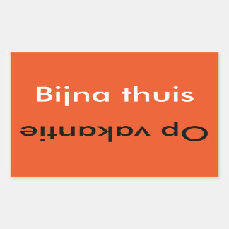 Vacance/foyer autocollant