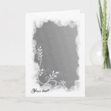 Vacances blanches ! Carte pour les fêtes