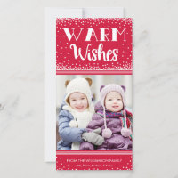 Vacances Carte photo / Rouge