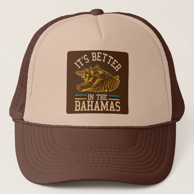 Vacances C'est mieux aux Bahamas Casquette Cruise (Devant)