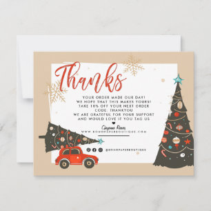 Vacances de Noël Merci à nos clients commerciaux