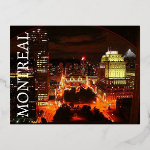 Vacances En Aluminium Carte postale de Montréal