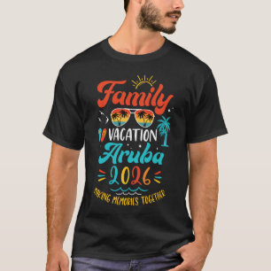 Vacances en famille 2026 Aruba T-shirts assortis p