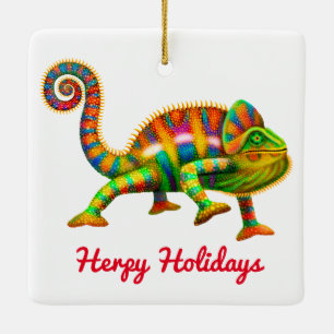 Vacances Herpy Chameleon Ornement