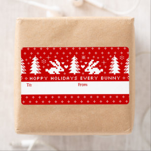 Vacances Hoppy Chaque Lapin Mignonne Lapins À Part