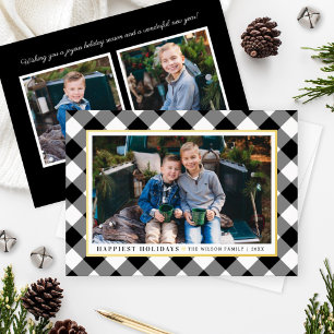 Vacances les plus agréables Black Buffalo Plaid Ph