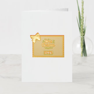 Vacances Métallisée Noël de carte