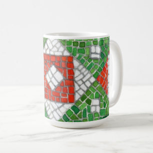 VACANCES MOSAÏQUE Tall White Mug