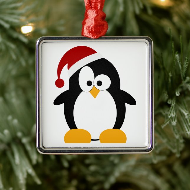 Vacances Pingouin ornements personnalisables (Arbre)