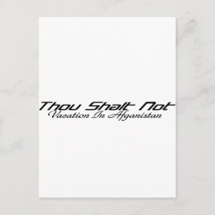Vacation Afganistan Postcard