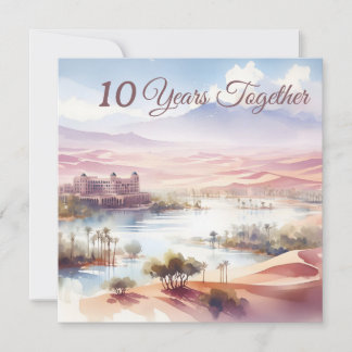 Vacation Anniversary Gift Exotic Morocco trip Card