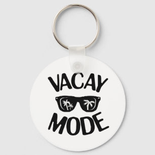 Vacation Art Vacay Mode Word Text Art Apron Plus Keychain