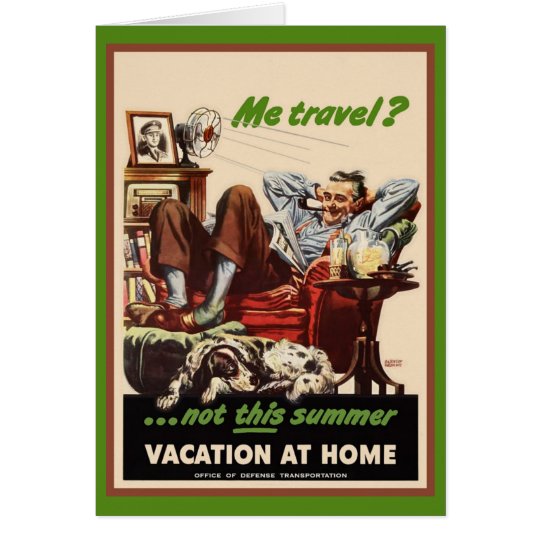 Vacation at Home Card
