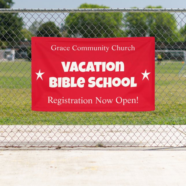 Vacation Bible School Custom Banner (Insitu)