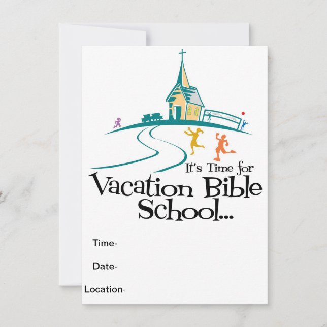 Vacation Bible School Invitation (Front)