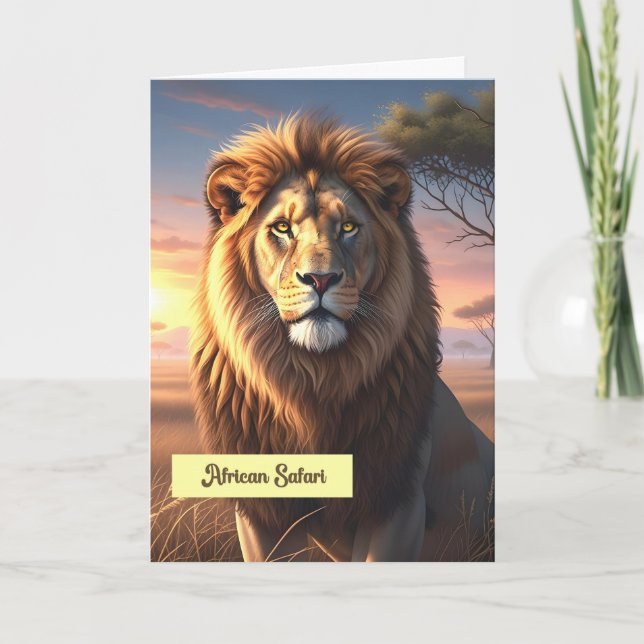 Vacation Card African Safari (Front)