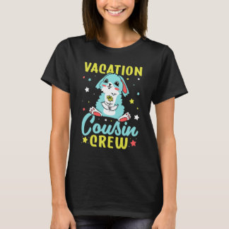 Vacation Cousin Crew Cute Bunny T-Shirt