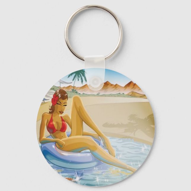 Vacation Getaway Key Chain (Front)