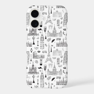 Vacation In Europe Pattern