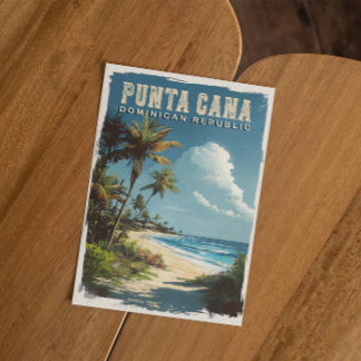 Vacation in Punta Cana: Memories with a Vintage Postcard