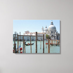 Vacation in Venice landscape canvas Print