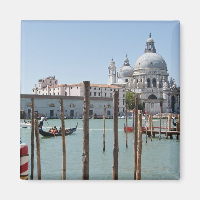 Vacation in Venice landscape magnet (Front)