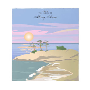 Vacation Island 1 Personalized Notepad
