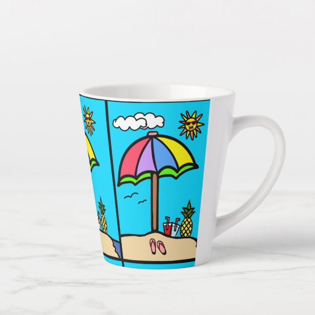 vacation  latte mug (Right)