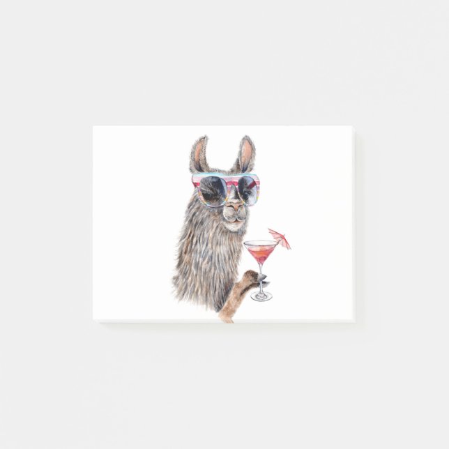 Vacation Llama Post-it Notes (Front)
