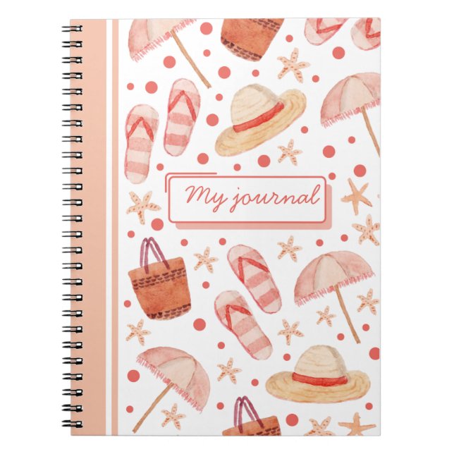 Vacation Memories Notebook | Travel Journal (Devant)