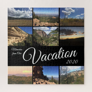 Vacation Memories Photo Gift Custom Puzzle