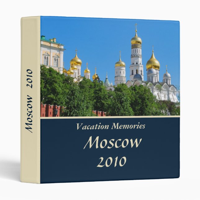 Vacation memories Russia 1'' Binder (Front/Spine)