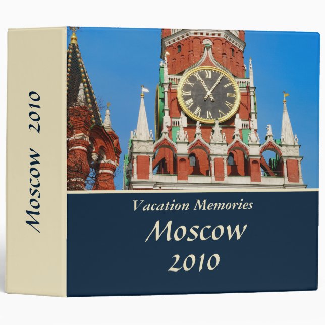 Vacation memories Russia 2'' Binder (Front/Spine)