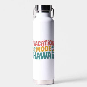 Vacation Mode Hawaii Tropical Paradise Summer Vibe Water Bottle